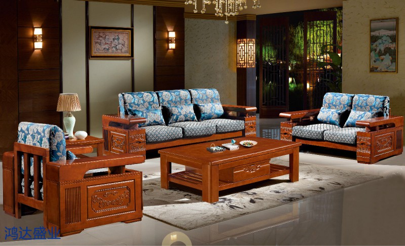 江西南康實木沙發2