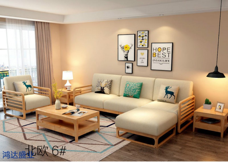 江西南康實木沙發7