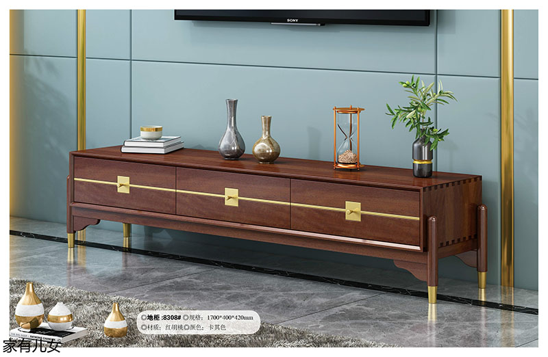 江西南康新中式紅胡桃家具13