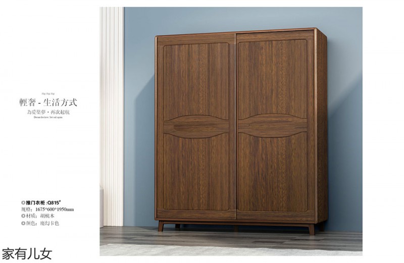 江西南康現(xiàn)代輕奢胡桃木家具23