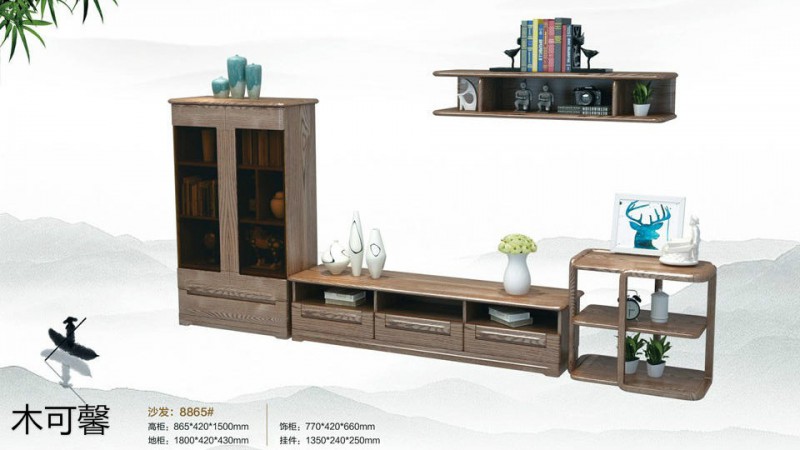 江西南康木可馨現代德式白蠟木家具8