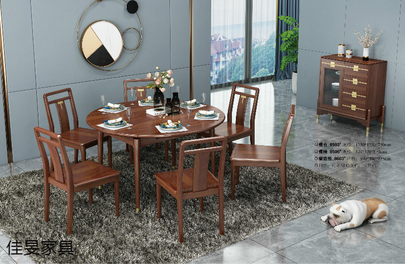 江西南康輕奢新中式家具20