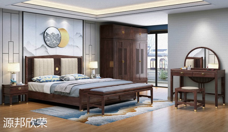 江西南康極簡新中式家具1