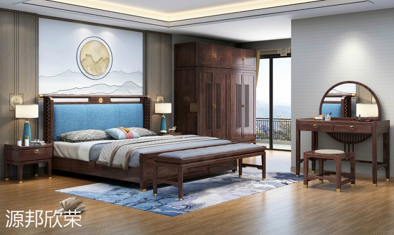 江西南康極簡新中式家具3