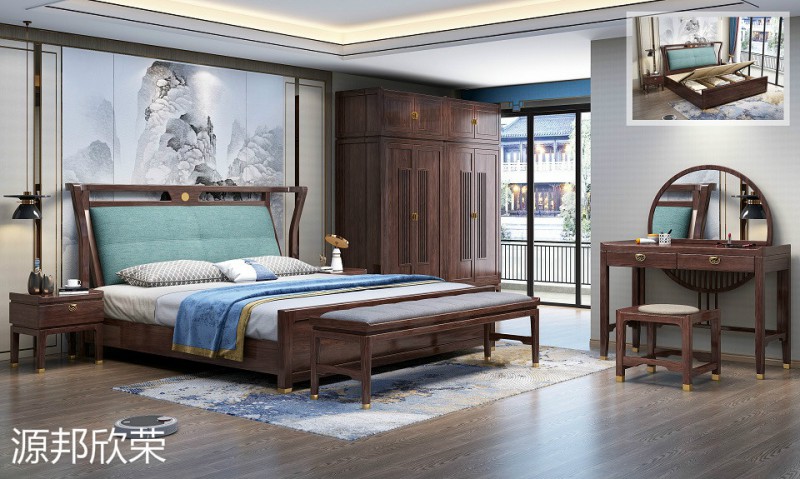 江西南康極簡新中式家具4