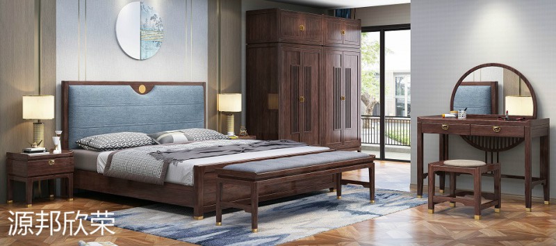 江西南康極簡新中式家具5