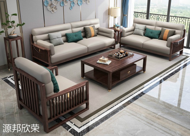 江西南康極簡新中式家具6