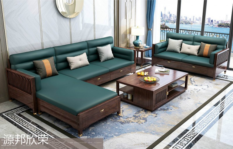 江西南康極簡新中式家具8