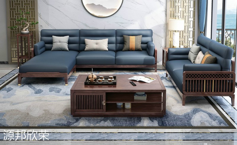 江西南康極簡新中式家具10