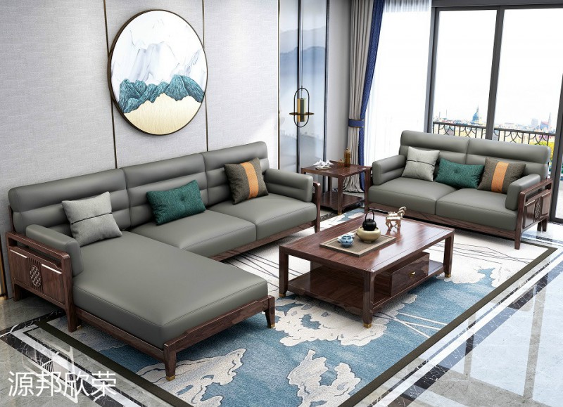 江西南康極簡新中式家具12