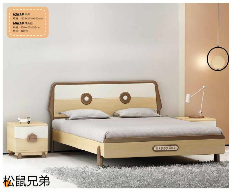 江西南康青少年兒童實木床廠家11