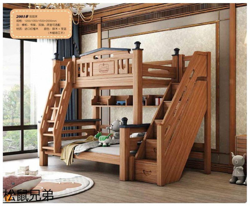 江西南康青少年兒童實木床廠家19