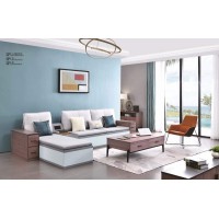 虔南世家意作系列家具：2159# 3+高箱轉角沙發