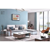 虔南世家意作系列家具：2166# 3+高箱轉角沙發