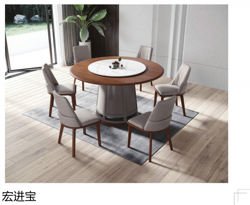 宏進寶現代輕奢櫻桃木家具18