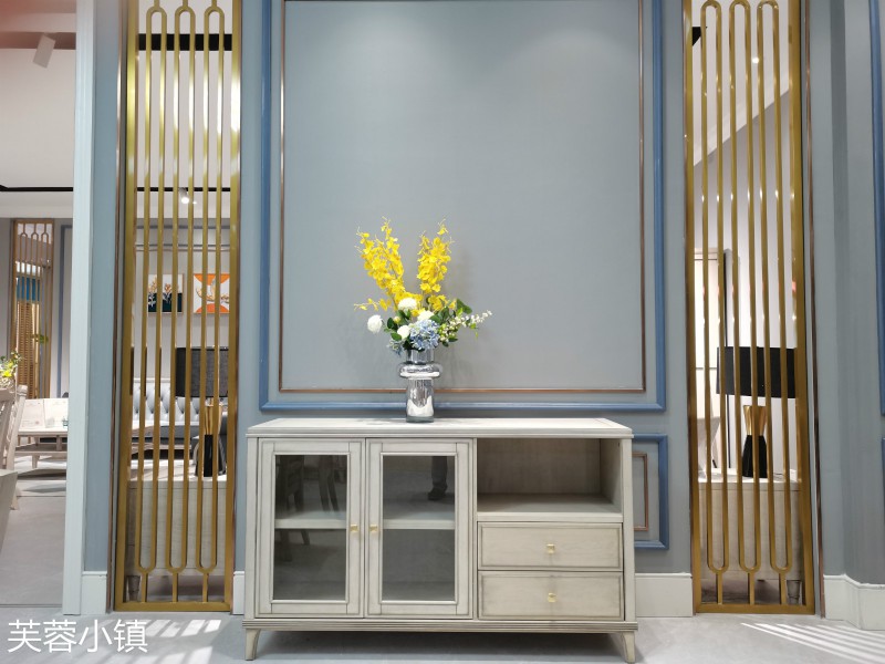 芙蓉小鎮現代輕奢美式櫻桃木家具展廳實拍14