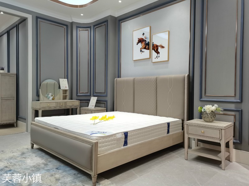 芙蓉小鎮現代輕奢美式櫻桃木家具展廳實拍16