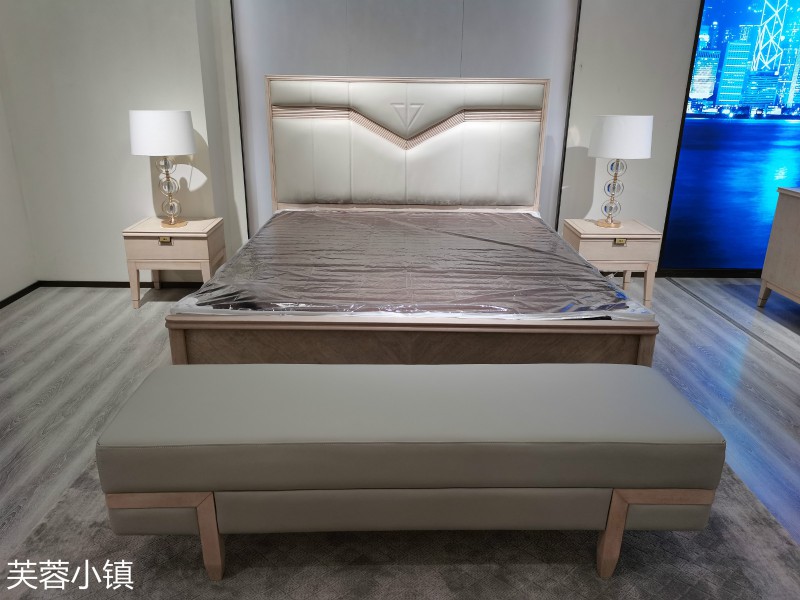 芙蓉小鎮現代輕奢美式櫻桃木家具展廳實拍19