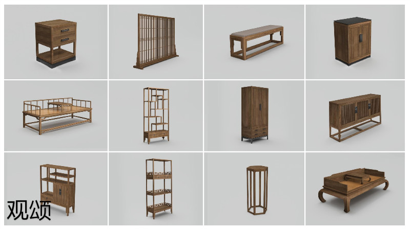 觀頌故宮文創家具、博物館家具廠家57