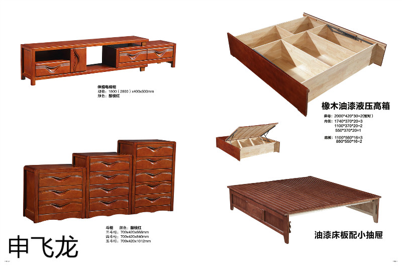 江西南康申飛龍烏金木床27