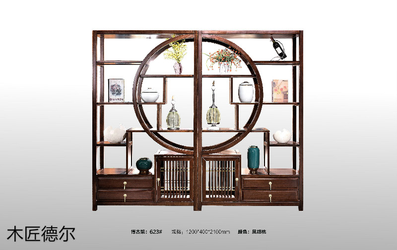 木匠德爾北美紅橡榫卯結構新中式家具9