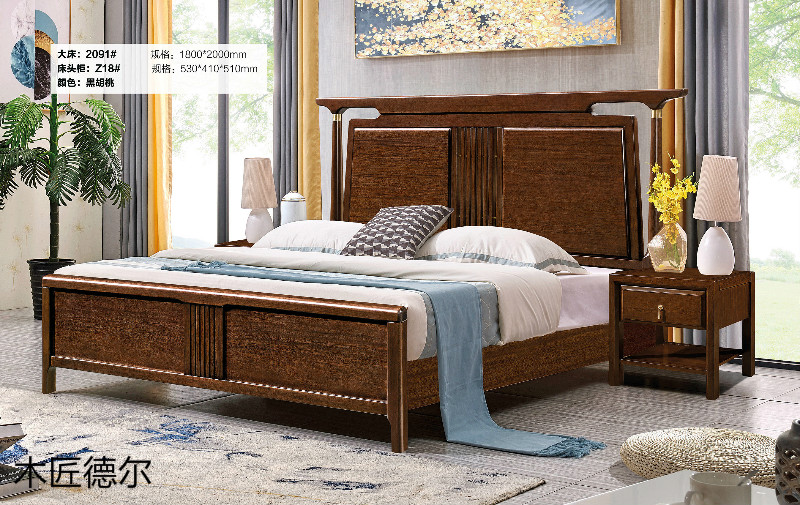 木匠德爾北美紅橡榫卯結構新中式家具15