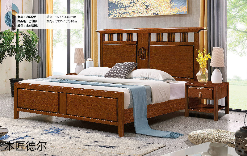 木匠德爾北美紅橡榫卯結構新中式家具19