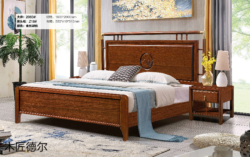 木匠德爾北美紅橡榫卯結構新中式家具23