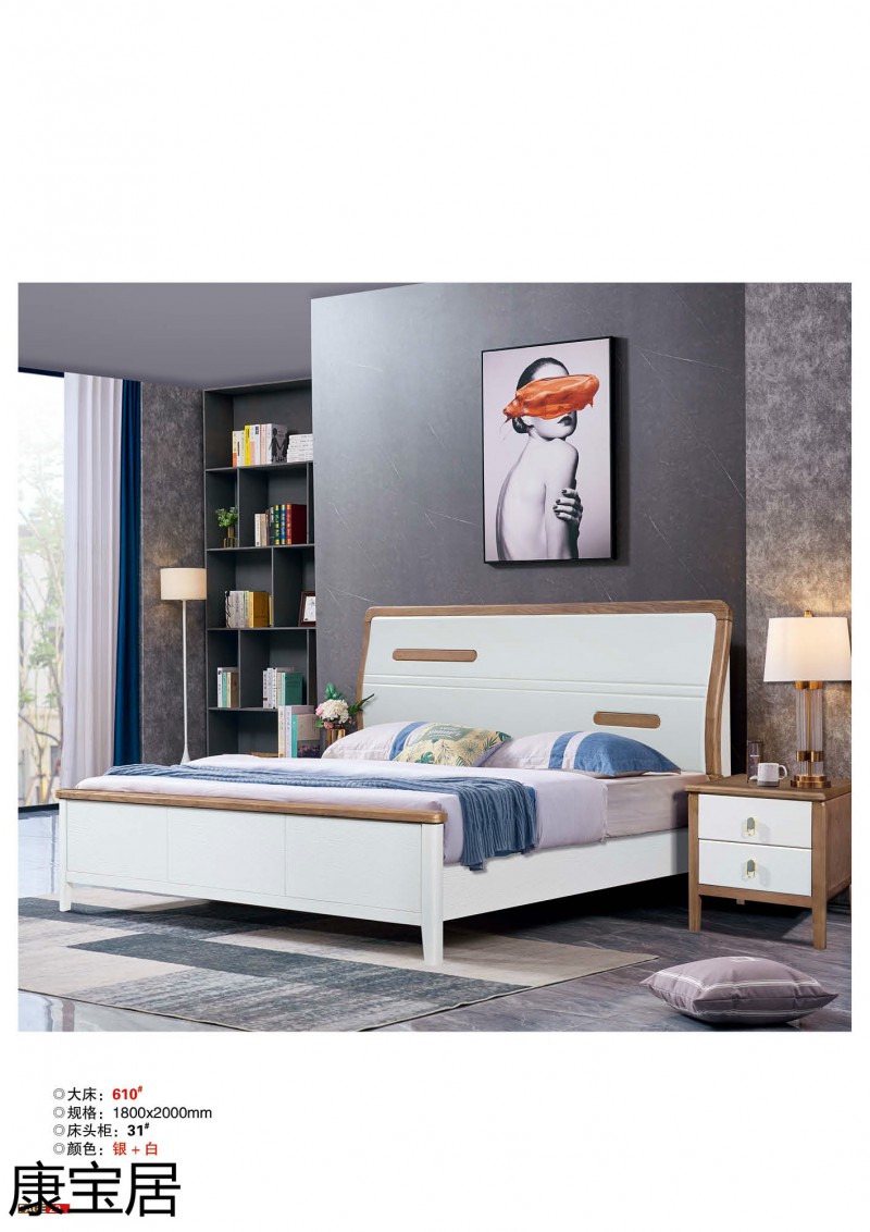 江西南康康寶居極簡(jiǎn)輕奢網(wǎng)紅爆款單品床23