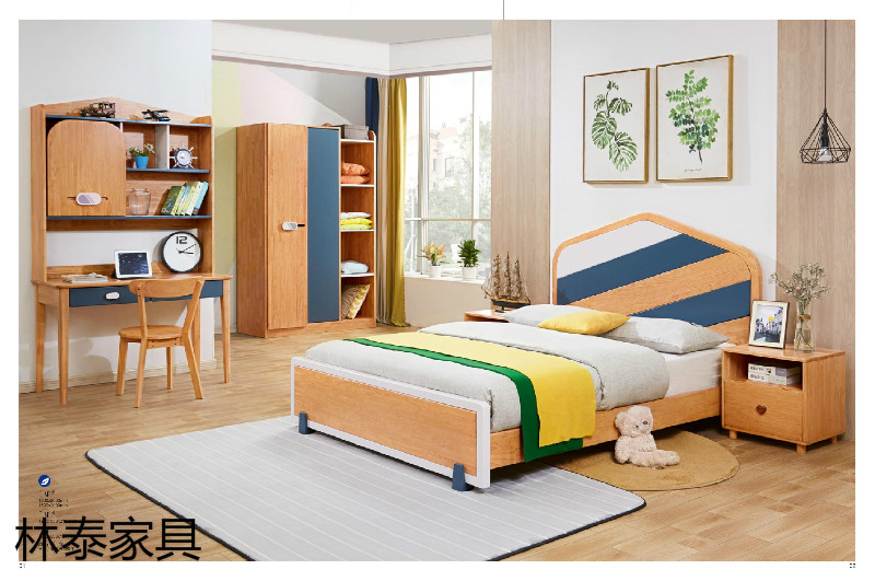 林泰家具&middot;清晨品牌兒童橡木套房家具1