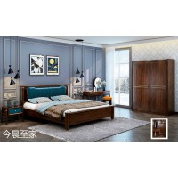 南康輕奢新中式家具,江西輕奢新中式實木套房廠家,今晨至家品牌,一品家緣家具