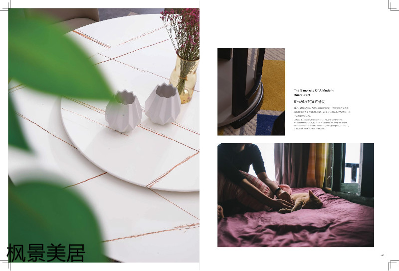 江西南康楓景美居輕奢極簡餐桌椅20