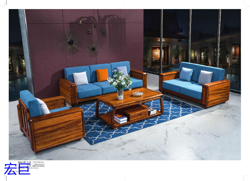 宏巨烏金木家具30