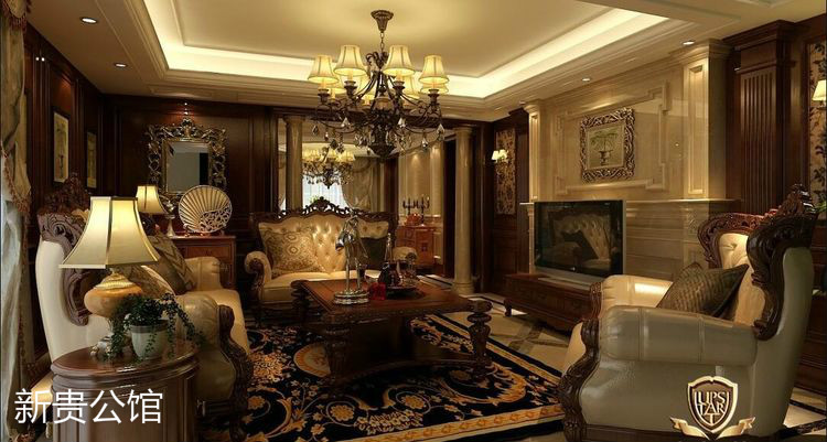 新貴公館，廣東原木全屋定制品牌，江西整木定制，贛州定制家具，南康實木定制廠家圖片4