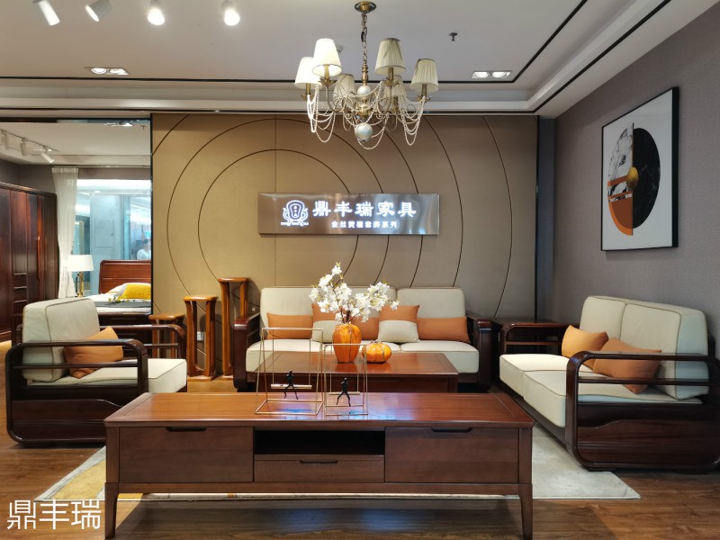 鼎豐瑞金絲黃檀木家具展廳1