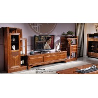 益木春烏金木1816#伸縮電視柜