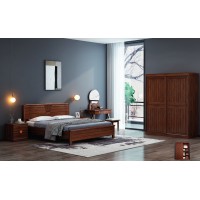 今晨至家烏金木大床896#