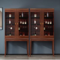 今晨至家烏金木酒柜666#