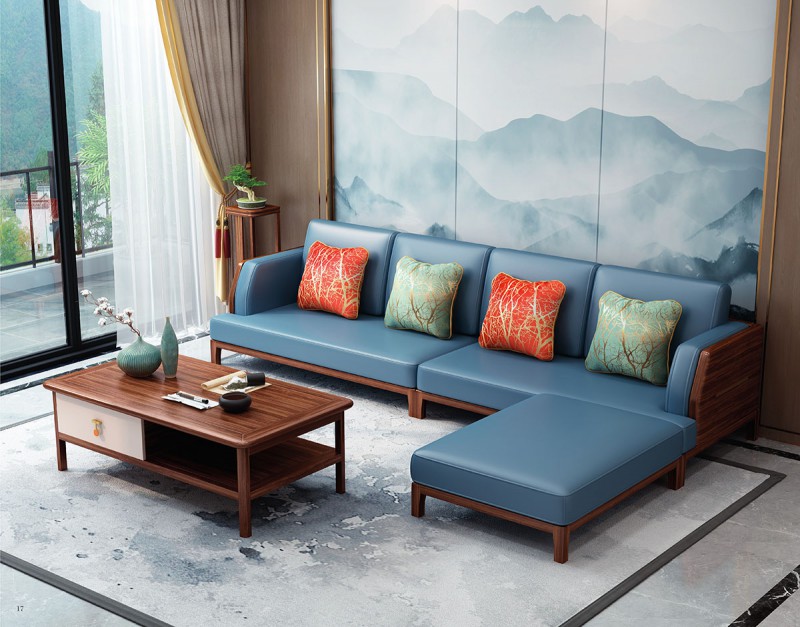 烏金木轉角沙發202#