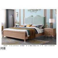 南康美式輕奢家具,江西香檳金、寶馬灰、紫金梨木色、象牙白美式套房廠家,潤潼家具