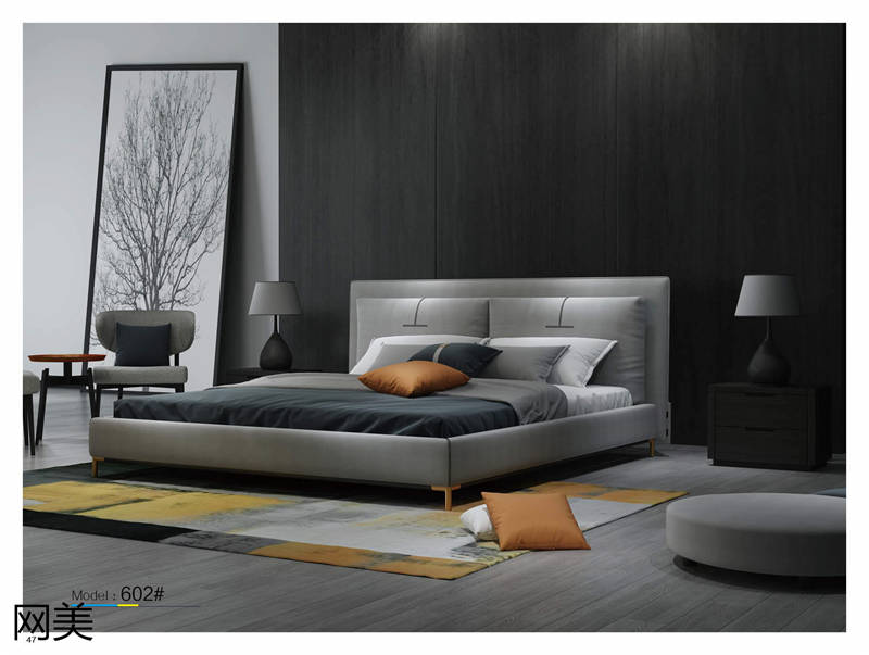 品贊家具網美輕奢皮床