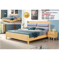 南康北歐橡膠木家具廠家,江西原木色、金胡桃色北歐實木套房招商,宏遠家具