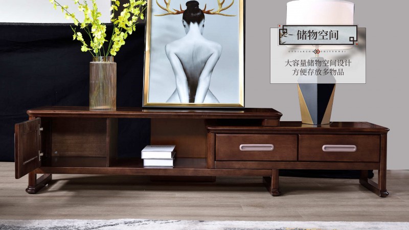 長樂家具北美胡桃色橡膠木8822#沙發介紹14