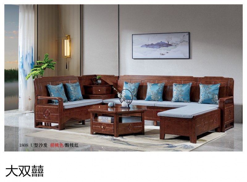 大雙囍新中式實(shí)木家具7