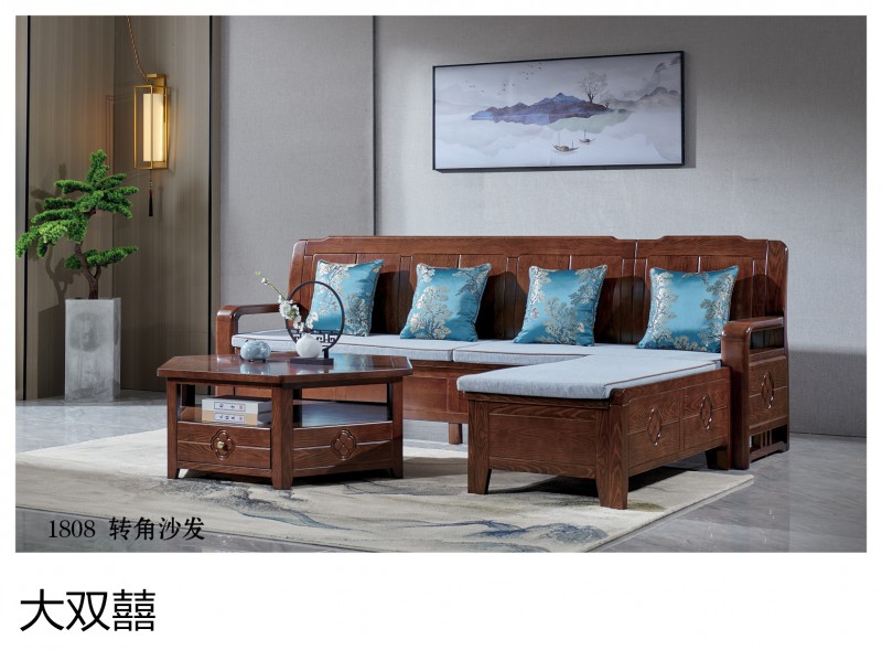大雙囍新中式實(shí)木家具9
