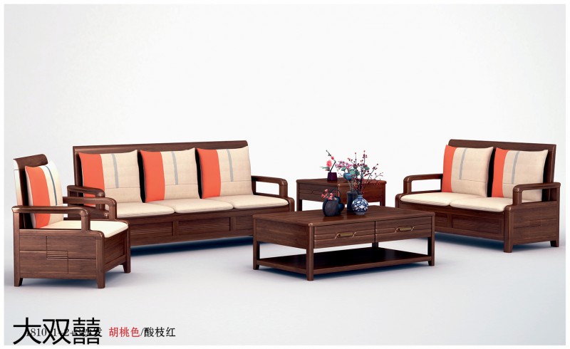 大雙囍新中式實(shí)木家具13