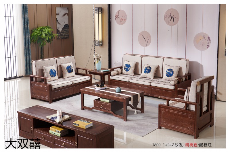 大雙囍新中式實(shí)木家具16