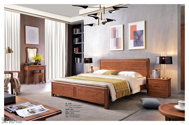 安德穩黃金胡桃木木蠟油家具22