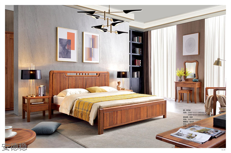 安德穩黃金胡桃木木蠟油家具27