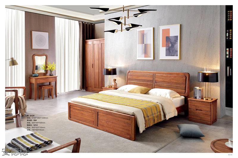 安德穩黃金胡桃木木蠟油家具30